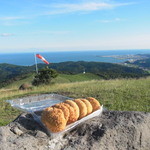 グルメストアフクシマ 福島肉店 - 寒風山から絶景を愛でつつコロッケを喰らう
