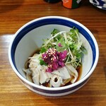 串焼き 巴 - 白センマイポンズ（390円）