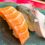 立喰 さくら寿司 - サーモン、シメサバ