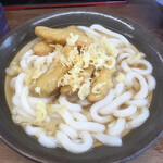 牧のうどん - ごぼう天うどん (430円) 麺の硬さは中麺