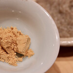 玄水 - そばがきときな粉が相性抜群