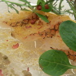 アフェット - 金目鯛のカルパッチョ　からすみ添え