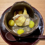 もと井 - 栗と銀杏と穴子の飯蒸し