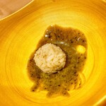 鮨 一 - 鮑の肝リゾット？