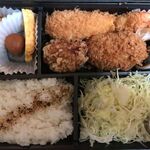 とんかつ けい太 - ミックスフライ弁当