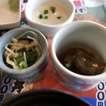 Mokkei - 小鉢の３品