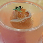 アフェット - 時鮭とフレンチキャビアの冷製カッペリーニ