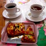 手作りほかふかパン メルシー - 熱々のピッツアデニッシュと共に…！(2012,07/14)