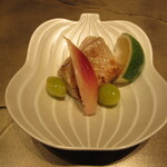 照寿司 - 白甘鯛、揚げ銀杏と