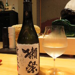 照寿司 - 日本酒をおまかせで出して貰って…