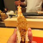 照寿司 - 三貫分の特大サイズ