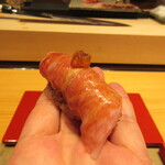 照寿司 - 何と、おろし玉葱で