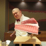 照寿司 - 本日の鮪の塊5000＄