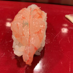 寿司栄 総曲輪店 - 甘エビ。これやば美味
