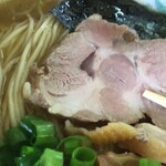 らーめん ★ひばり★ - 焼きアゴ鶏白湯のらーめん800円大盛100円増し