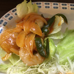 居喰処 光 - 2020/10/31
      本日の日替り 牛すき焼風煮 エビチリ 500円