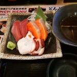 恵美須商店 - 刺身アップ