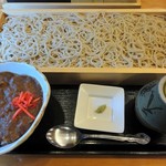 板蕎麦 山葵 - カレーセットこの日は７００円