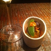 ビストロボンノ - グラスワインに、この日のお通し