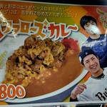 京セラドーム大阪 - バファローズカレー広告