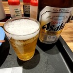 松屋 - 瓶ビール（スーパードライ中瓶）490円