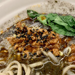 紀州清流担々麺 produce by KEISUKE - 料理写真:黒ゴマスープ