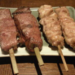 炭火串焼もん - 白モツほか