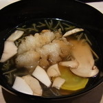 くろぎ - 揚鱧の鱧出汁･早松茸（'12/7）