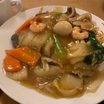 南海飯店 - かたい焼ソバ