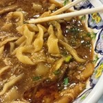 中国ラーメン揚州商人 - 太麺は結構な太さ