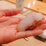 鮨 しゅん輔 - 甘鯛の昆布締め