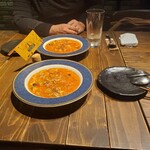 海鮮 イタリアンバル ルチアーノ - マグロとオリーブのリゾットです！