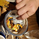 海鮮 イタリアンバル ルチアーノ - キャンディーのサービスですよ！