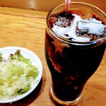 ナゴミヤ - アイスコーヒ＆サラダ