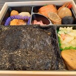 津多屋 - 海苔2段幕の内弁当