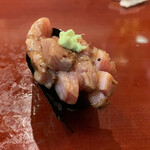 寿司 髙はし - 炙り　"炙って美味しい時にしか出しません"との事。ラッキー！