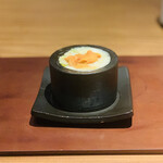 ラ カンロ - ⑥【Fondue：貝 蕪】
      ★ ホッキ貝+ツブ貝+雲子+蕪+ツルムラサキのチーズフォンデュ、雲丹添え