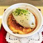 Dessert Le Comptoir - 焼き立てチーズケーキ、アイス