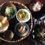 Gochisou Mura - 「花かご膳（たっぷり木の子のオニオンスープ鍋）」
