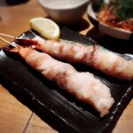 焼鳥の快獣 - エビ巻
