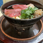 日本橋 伊勢重 - 水火鉢のすき焼き鍋