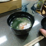 梅乃寿司 - キンキの味噌汁