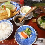 Sushi kappo shiyokutsuu - エビフライ定食　840円