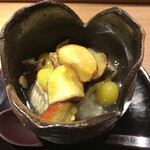 もと井 - 栗銀杏穴子の飯蒸し　秋です