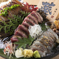 藁焼き三種合い盛り