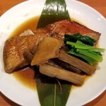 麺屋 六感堂 - 金目鯛煮つけ定食 (金目鯛あら出汁かけラーメン付き)