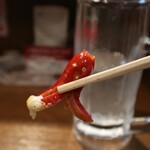 プロレス居酒屋　がむしゃら - 一匹くれました。