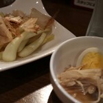 プロレス居酒屋　がむしゃら - 島らっきょう最後の一皿と冬のお通し