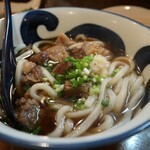 プロレス居酒屋　がむしゃら - ドキドキ風肉うどん（650円）