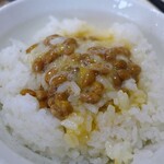 牛久シティホテル アネックス - 和朝食で生卵＆納豆